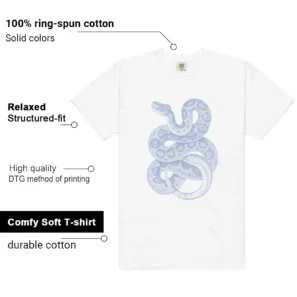 Python Snake Shirt for Air Jordan 4 Forget Me Not Sneaker Features