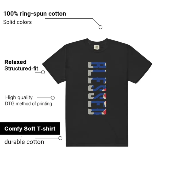 Blessed Tee | Air Jordan 4 Rare Air Match shirt Features