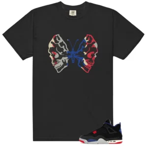 Butterfly Skulls Shirt for Air Jordan 4 Rare Air Fans