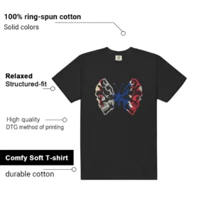 Butterfly Skulls Shirt for Air Jordan 4 Rare Air Fans Features