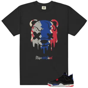 Air Jordan 4 Rare Air Matching Tee - Drippy Bear Graphic