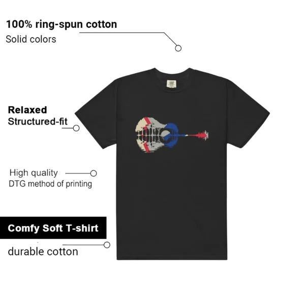 Guitar Shirt for Air Jordan 4 Rare Air Sneaker Features