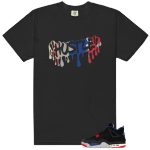 Hustle Drip Tee Matching Air Jordan 4 Rare Air