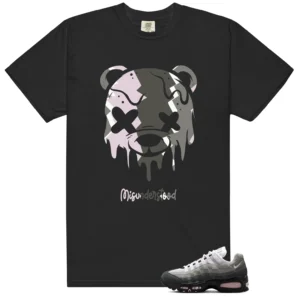 Air Max 95 Pink Foam 2025 Matching Tee - Drippy Bear Graphic