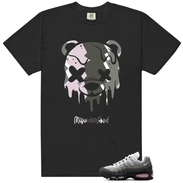 Air Max 95 Pink Foam 2025 Matching Tee - Drippy Bear Graphic