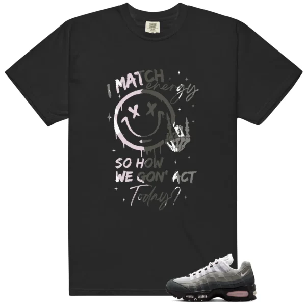 Air Max 95 Pink Foam 2025 Matching Tee Shirt - Match Energy