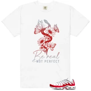 Be Real Tee to Match Air Max Plus University Red