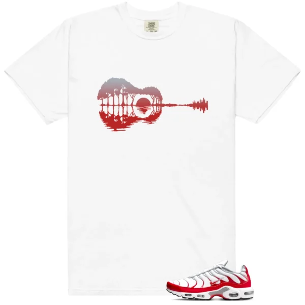 Guitar Shirt for Air Max Plus University Red Sneaker