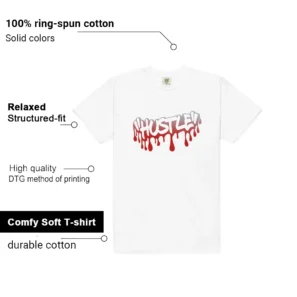 Hustle Drip Tee Matching Air Max Plus University Red Features