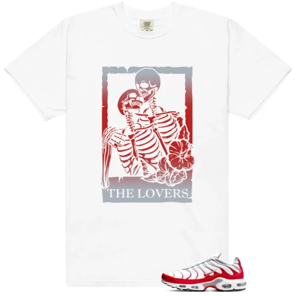 Lovers Tee for Air Max Plus University Red Sneakers