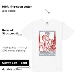 Lovers Tee for Air Max Plus University Red Sneakers Features
