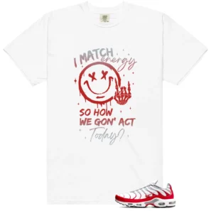 Air Max Plus University Red Matching Tee Shirt - Match Energy