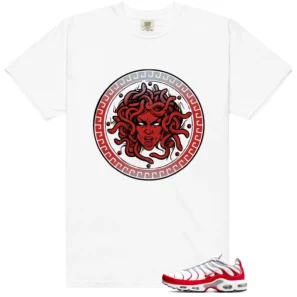 Medusa Tee for Air Max Plus University Red Kicks