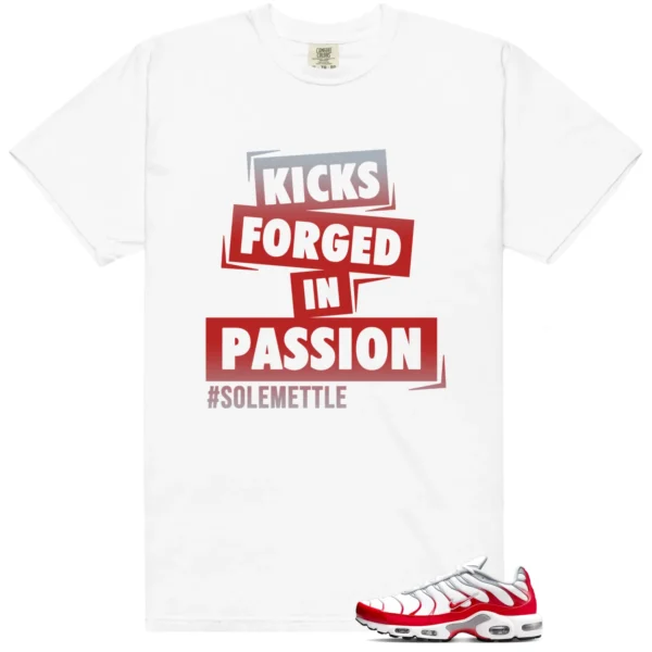 Passion Kicks Tee - Perfect Match for Air Max Plus University Red