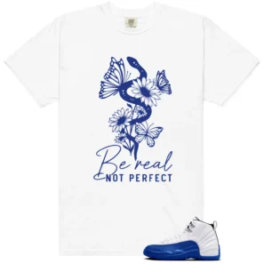 Be Real Tee to Match Blueberry 12s Game Royal - Blueberry 12s Game Royal Matching T-Shirt