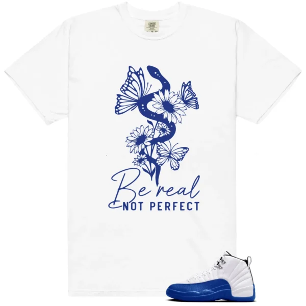 Be Real Tee to Match Blueberry 12s Game Royal - Blueberry 12s Game Royal Matching T-Shirt
