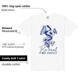Be Real Tee to Match Blueberry 12s Game Royal - Additional View - Blueberry 12s Game Royal Matching Tee