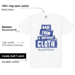 Built Different Tee for Blueberry 12s Game Royal - Additional View - Blueberry 12s Game Royal Matching Tee