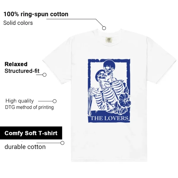 Lovers Tee for Blueberry 12s Game Royal Sneakers - Additional View - Blueberry 12s Game Royal Matching Tee