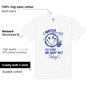 Blueberry 12s Game Royal Matching Tee Shirt - Match Energy - Additional View - Blueberry 12s Game Royal Matching Tee