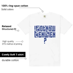 Blueberry 12s Game Royal Style T-shirt Motivational Graphic - Additional View - Blueberry 12s Game Royal Matching Tee