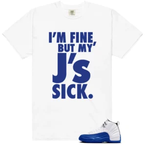 Blueberry 12s Game Royal Match | Sick J's Shirt - Blueberry 12s Game Royal Matching T-Shirt