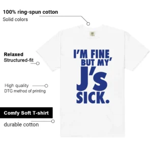 Blueberry 12s Game Royal Match | Sick J's Shirt - Additional View - Blueberry 12s Game Royal Matching Tee