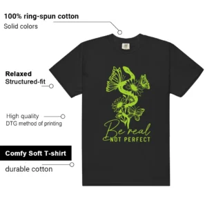 Be Real Tee to Match Foamposite Volt Black Air One - Additional View - Foamposite Volt Black Air One Matching Tee