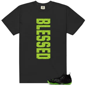 Blessed Tee | Foamposite Volt Black Air One Match shirt - Foamposite Volt Black Air One Matching T-Shirt