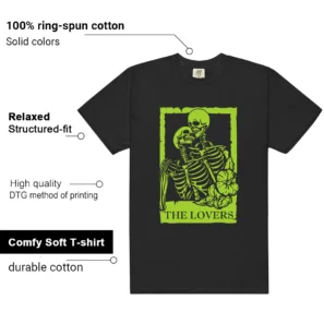 Lovers Tee for Foamposite Volt Black Air One Sneakers - Additional View - Foamposite Volt Black Air One Matching Tee