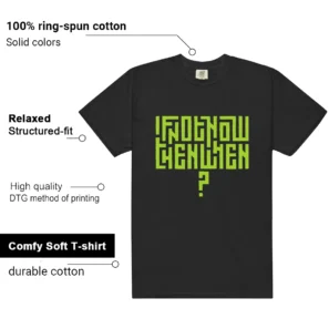 Foamposite Volt Black Air One Style T-shirt Motivational Graphic - Additional View - Foamposite Volt Black Air One Matching Tee