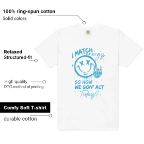 Jordan 1 UNC Reimagined Matching Tee Shirt - Match Energy Features