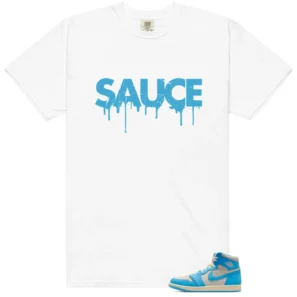 Sauce Tee to Match Your Jordan 1 UNC Reimagined