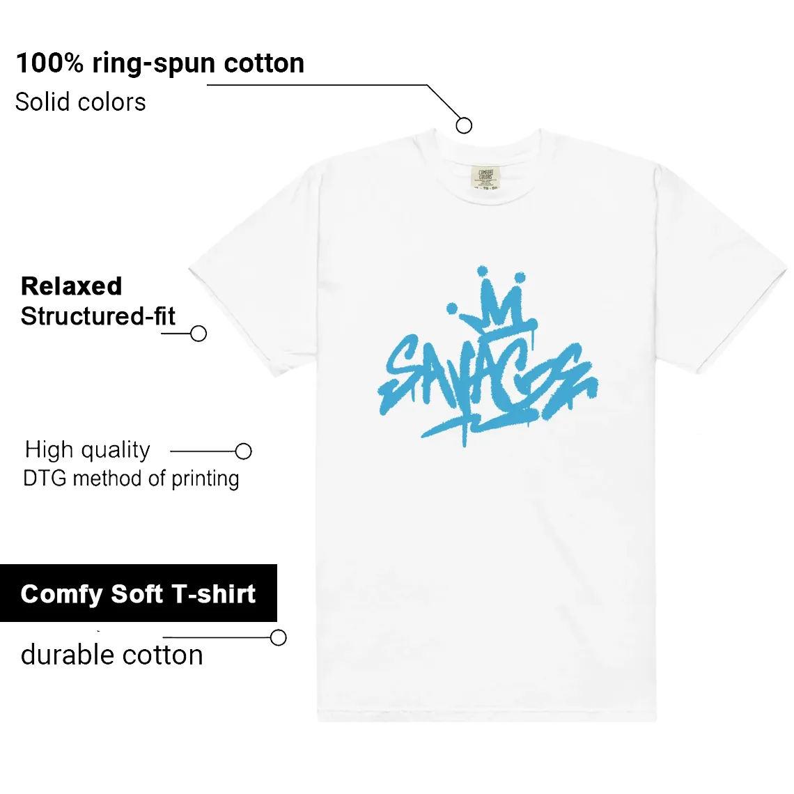 Savage Style Shirt for Jordan 1 UNC Reimagined Lovers Features