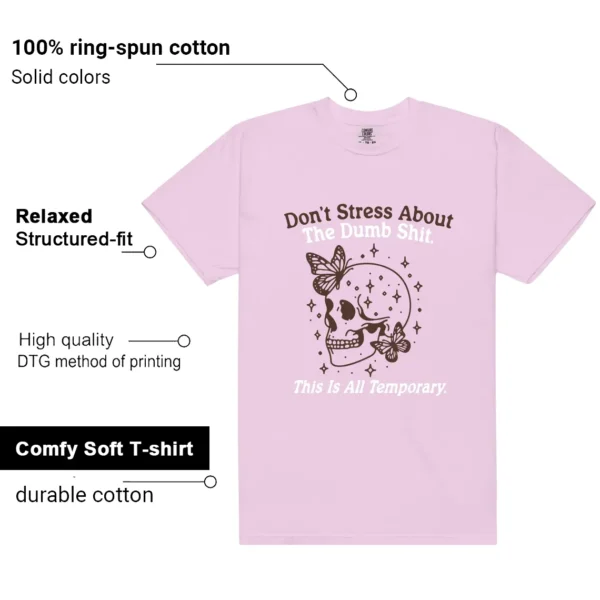 Style Neapolitan Dunks With This Don't Stress TShirt - Additional View - Neapolitan Dunks Matching Tee