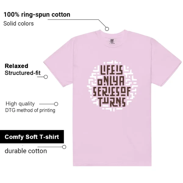 Neapolitan Dunks Sneaker Tee Life Turns - Additional View - Neapolitan Dunks Matching Tee