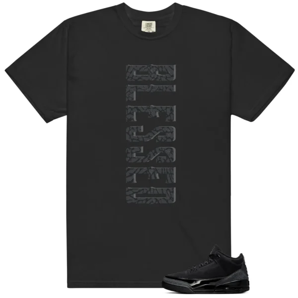 Blessed Tee | New Black Cat 3s 2025 Match shirt - New Black Cat 3s 2025 Matching T-Shirt