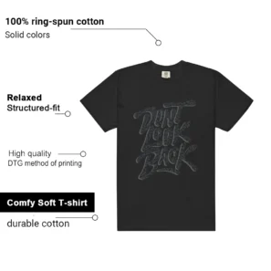 New Black Cat 3s 2025 Matching: Don't Look Back Shirt - Additional View - New Black Cat 3s 2025 Matching Tee