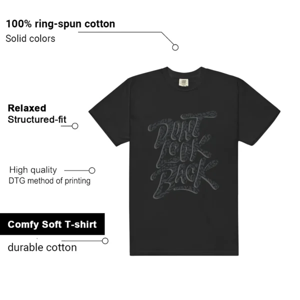 New Black Cat 3s 2025 Matching: Don't Look Back Shirt - Additional View - New Black Cat 3s 2025 Matching Tee