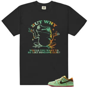 Funny But Why Shirt for Nike SB Dunk Low Tourmaline