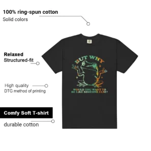 Funny But Why Shirt for Nike SB Dunk Low Tourmaline Features