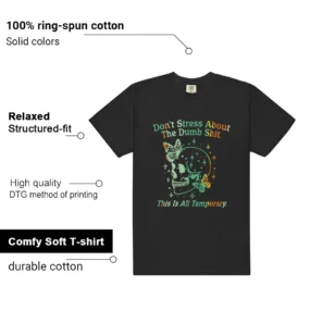 Style Nike SB Dunk Low Tourmaline With This Don't Stress TShirt Features