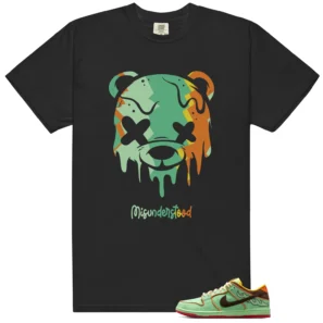 Nike SB Dunk Low Tourmaline Matching Tee - Drippy Bear Graphic