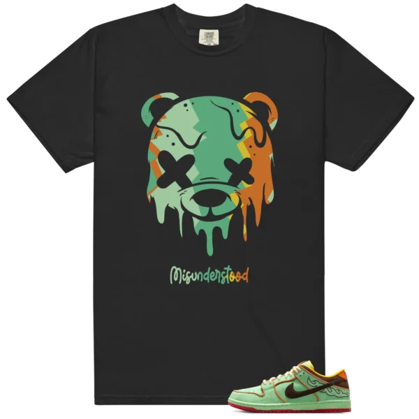 Nike SB Dunk Low Tourmaline Matching Tee - Drippy Bear Graphic