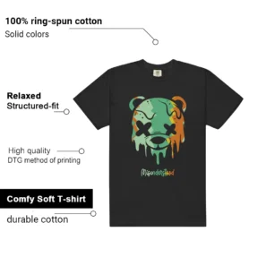 Nike SB Dunk Low Tourmaline Matching Tee - Drippy Bear Graphic Features