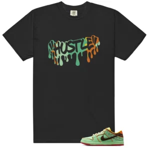 Hustle Drip Tee Matching Nike SB Dunk Low Tourmaline