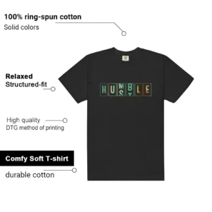 Nike SB Dunk Low Tourmaline - Hustle Humble T-Shirt Features