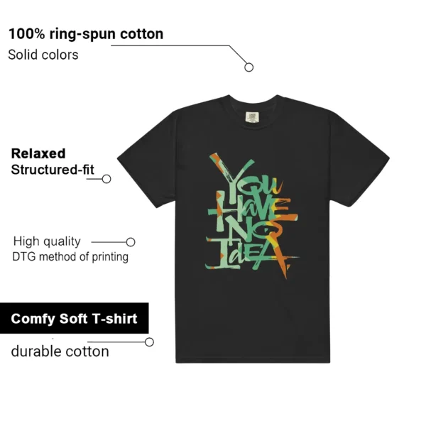 You Have No Idea Tshirt to Match Nike SB Dunk Low Tourmaline Outfit Features