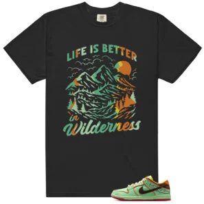 Wilderness Tee - Perfect with Nike SB Dunk Low Tourmaline
