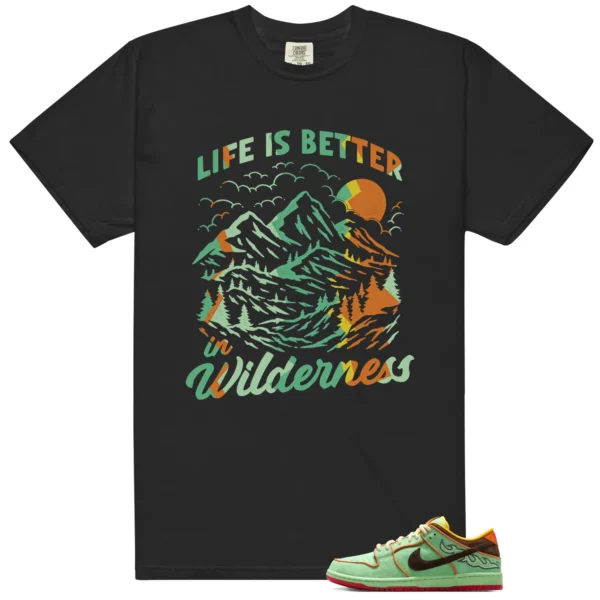 Wilderness Tee - Perfect with Nike SB Dunk Low Tourmaline